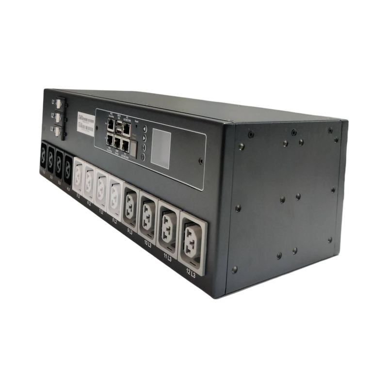 PDU PIM 88.4x160mm, 12 x IEX (C13/C19 Combo), schwarz