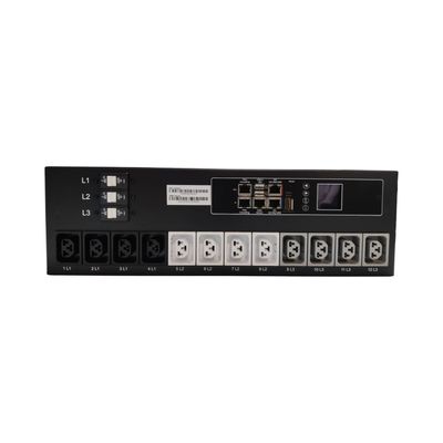 PDU PIM 88.4x160mm, 12 x IEX (C13/C19 Combo), schwarz