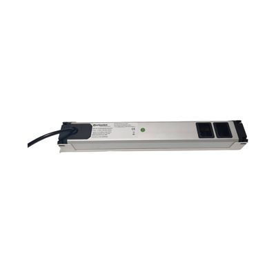 PDU Desk-Insert, 3 x T13 schwarz, 1 x USB Charger A+C, 2 x Leerplatz, Thermal Fuse 10A