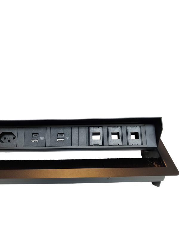 PDU Lift Line, 3 x T13 schwarz, 2 x USB Charger A+C, 3 x Leerplatz, Thermal Fuse 10A