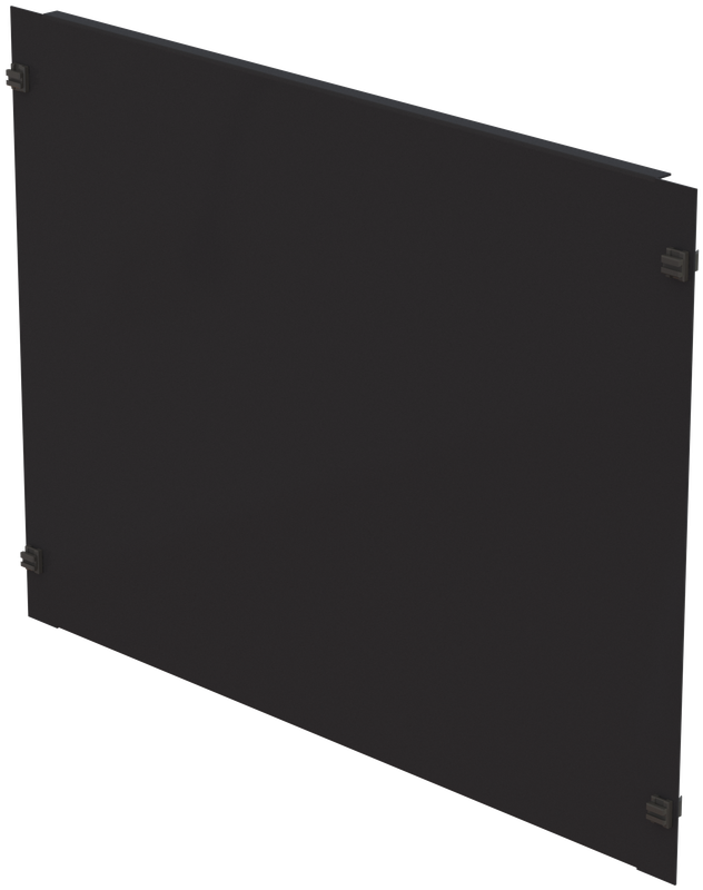 19" Blindplatte 8HE, Stahlblech, schwarz, SV 19" Blindplatte 8HE, Stahlblech, schwarz, SV