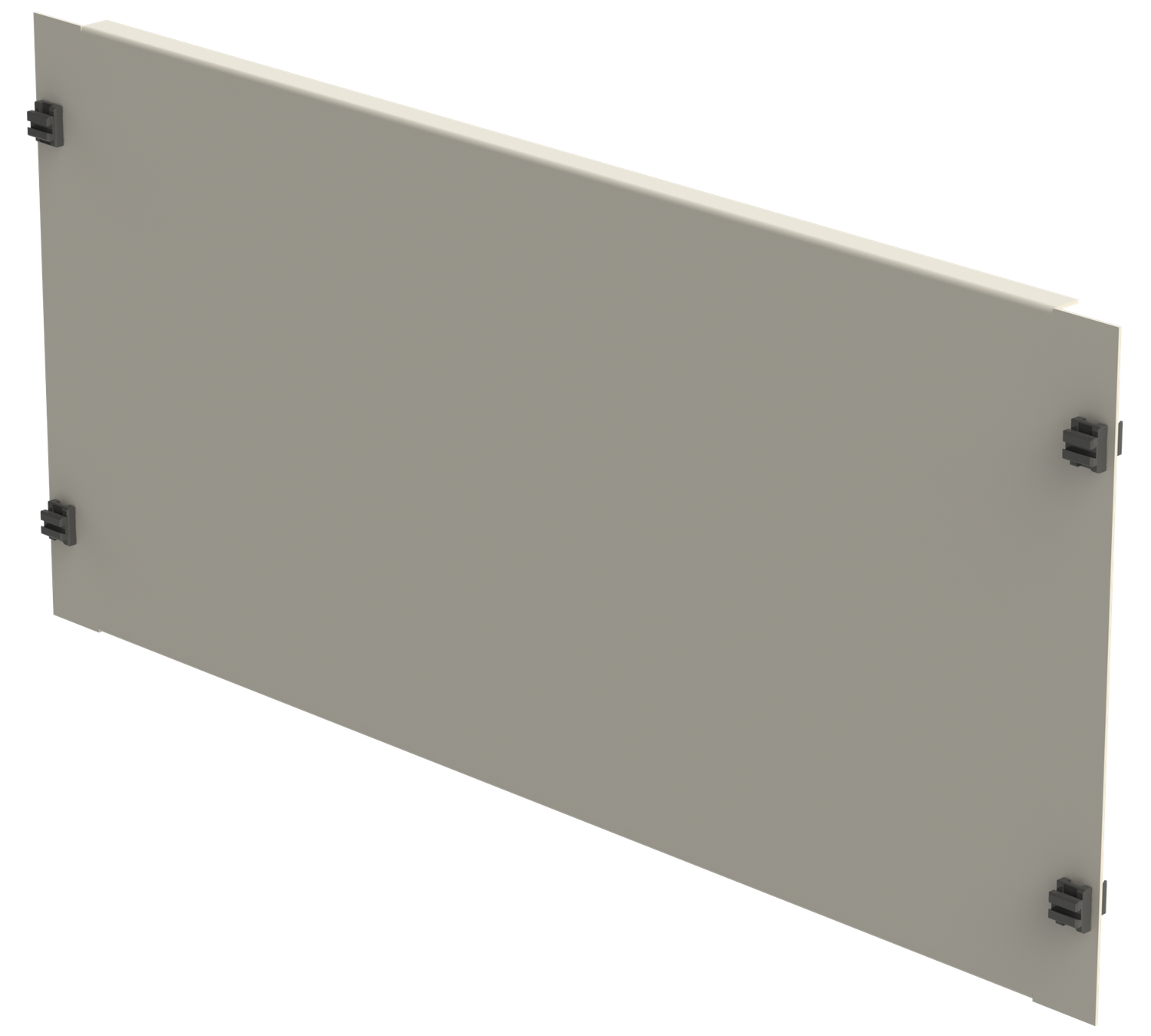 19&quot; Blindplatte 5HE, Stahlblech, grau SV