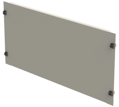 19&quot; Blindplatte 5HE, Stahlblech, grau SV