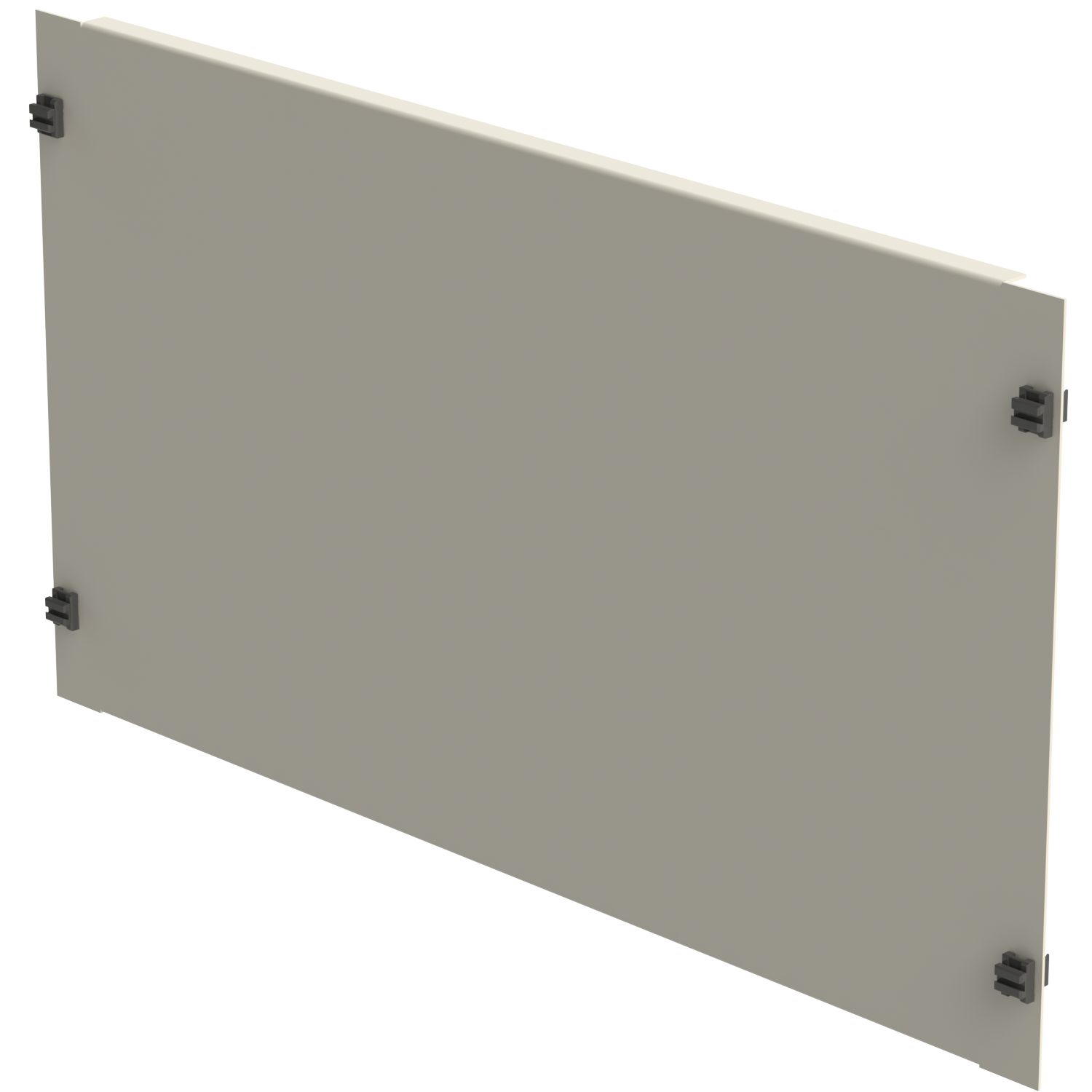 19&quot; Blindplatte 6HE, Stahlblech, grau SV