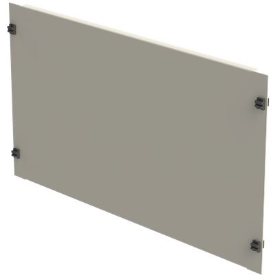 19&quot; Blindplatte 6HE, Stahlblech, grau SV