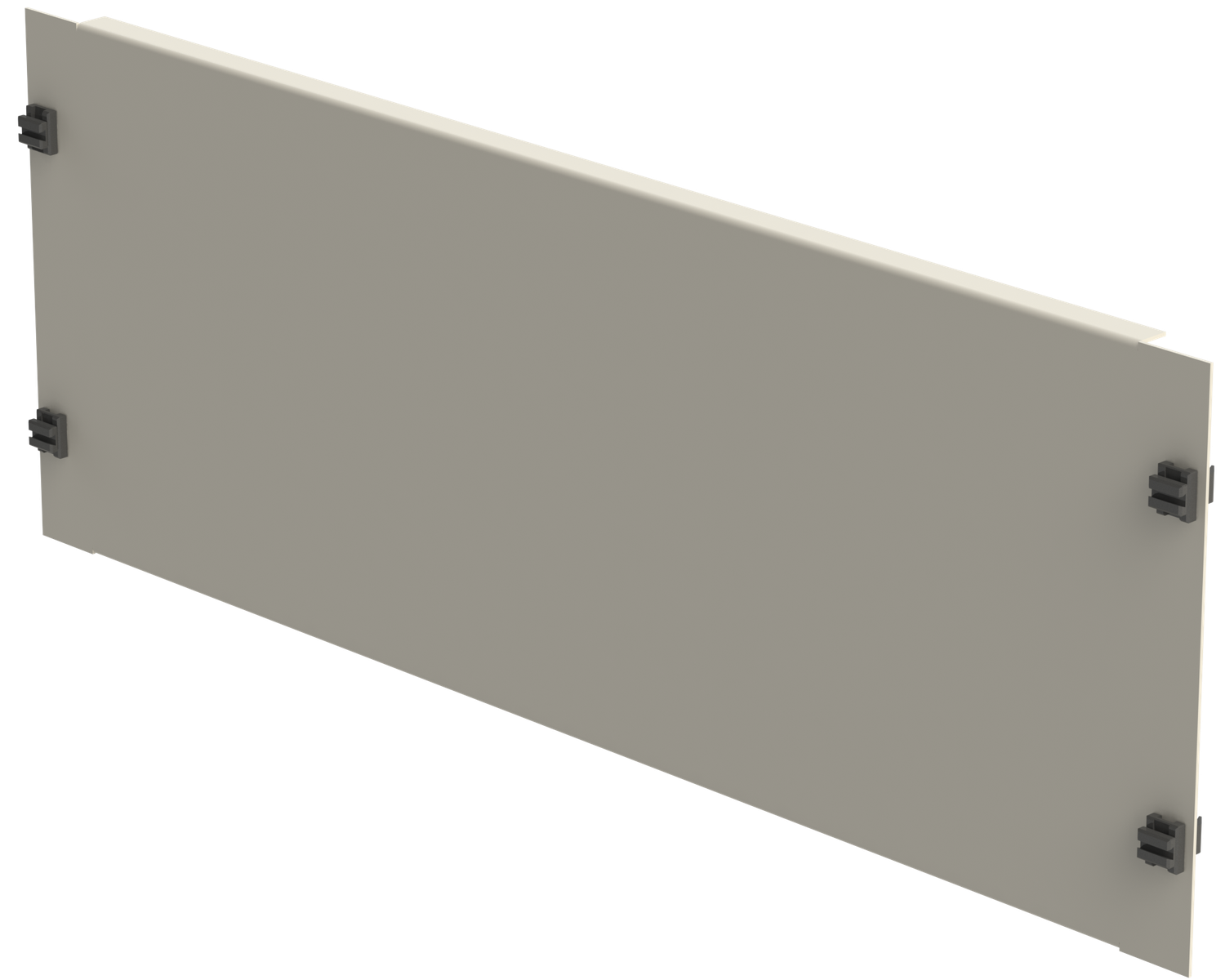 19&quot; Blindplatte 4HE, Stahlblech, grau SV