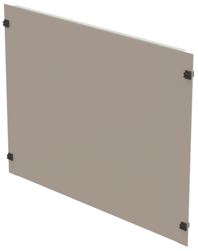 19" Blindplatte 8HE, Stahlblech, grau, SV 19" Blindplatte 8HE, Stahlblech, grau, SV