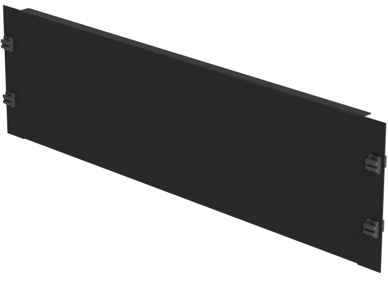 19" Blindplatte 3HE, Schneikel Fast-Click, schwarz