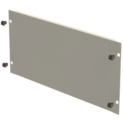 19&quot; Blindplatte 5HE, Schneikel Fast-Click, grau