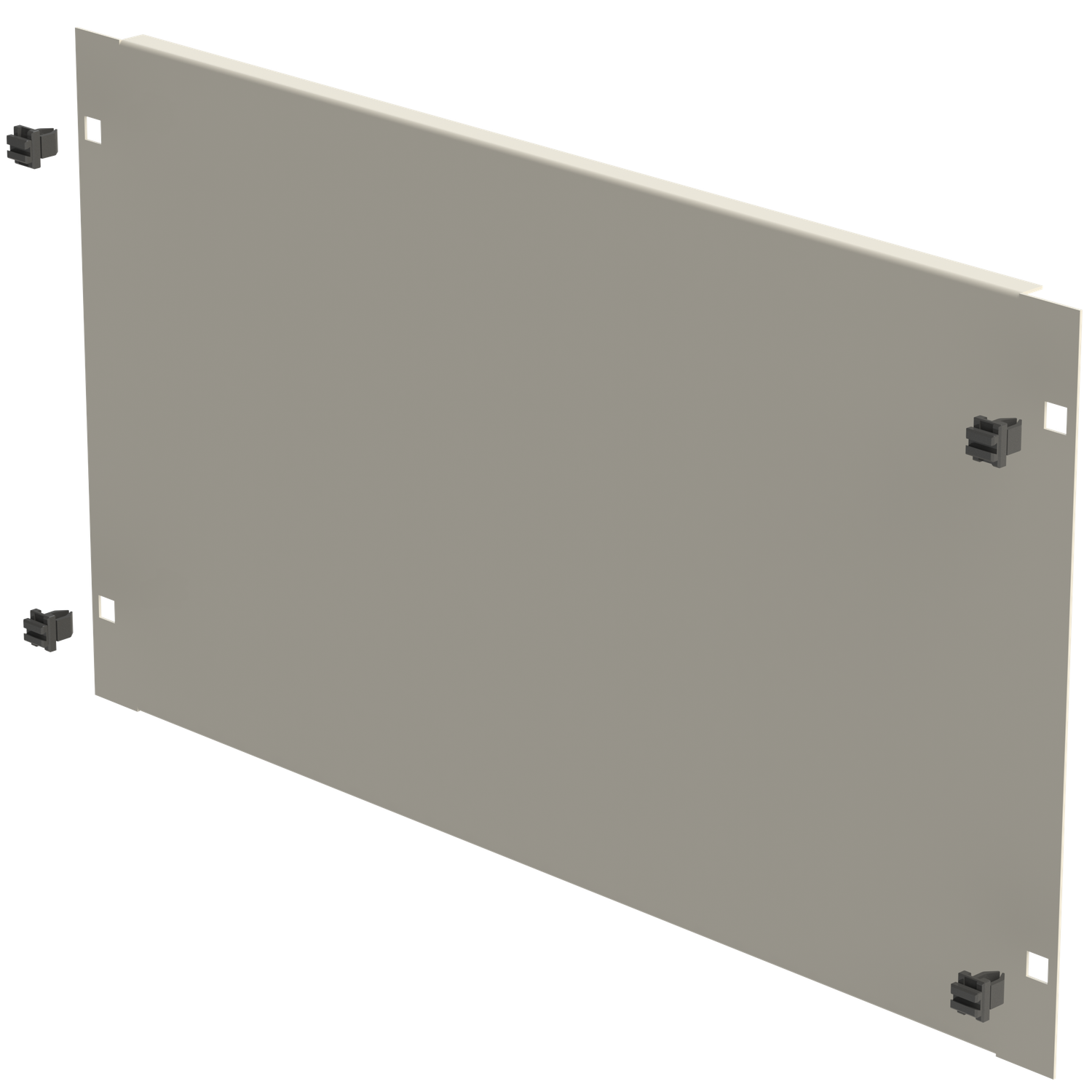 19&quot; Blindplatte 6HE, Schneikel Fast-Click, grau