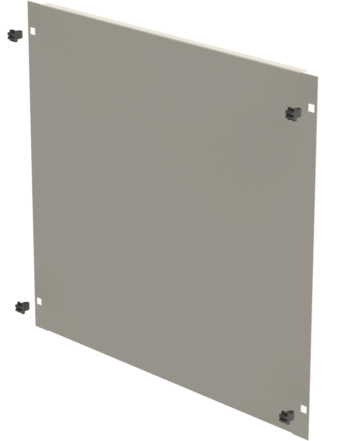 19&quot; Blindplatte 10HE, Schneikel Fast-Click, grau