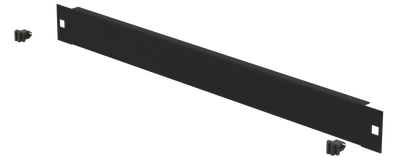 19&quot; Blindplatte 1HE, Schneikel Fast-Click, schwarz