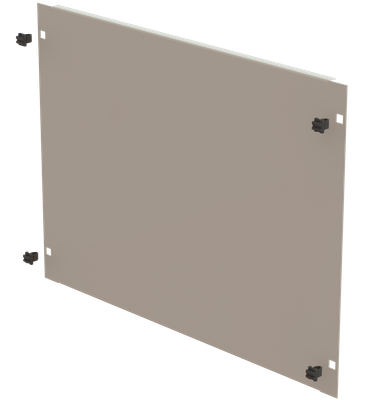 19" Blindplatte 8HE, Schneikel Fast-Click, grau