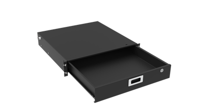 19" Dokumentenschublade 2HE x T465mm, RAL9005