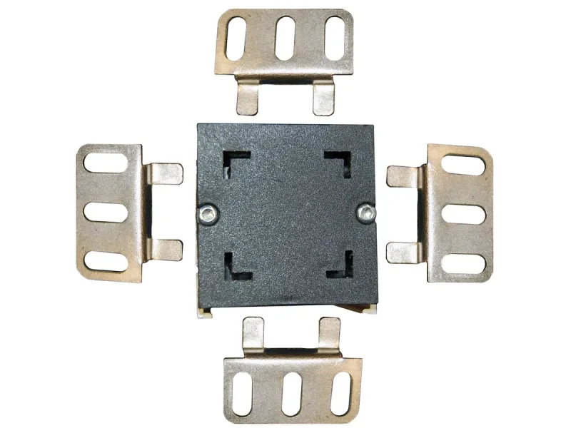 Befestigungslaschen zu Schneikel 19" PDU, Stahlblech verzinkt