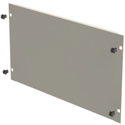 19" Blindplatte 6HE, Schneikel Fast-Click, grau