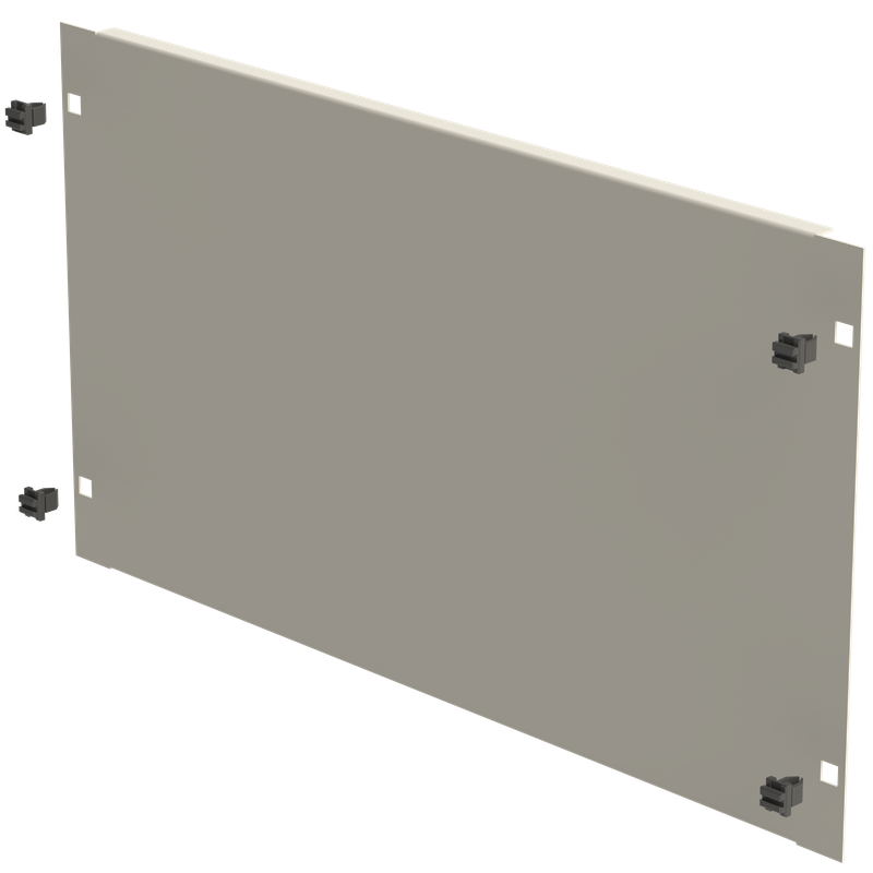 19" Blindplatte 6HE, Schneikel Fast-Click, grau