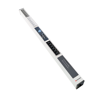 PDU IEX POMS 60x72mm, 18 x IEX (C13/C19 Combo), weiss