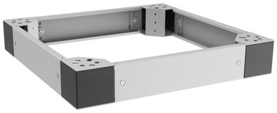 100mm Sockel 800x600mm mit Ausgleichsmöglichkeit, RAL7035