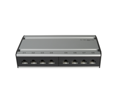 Patch box mini 8×RJ45 Kat.6 UTP, al-gu, ungeschirmt