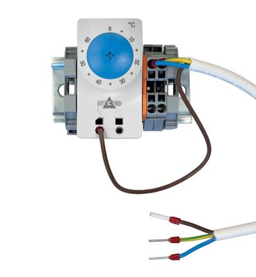 Dachlüfter mit 2 Lüfter mit Thermostat  (380 x 380 mm)