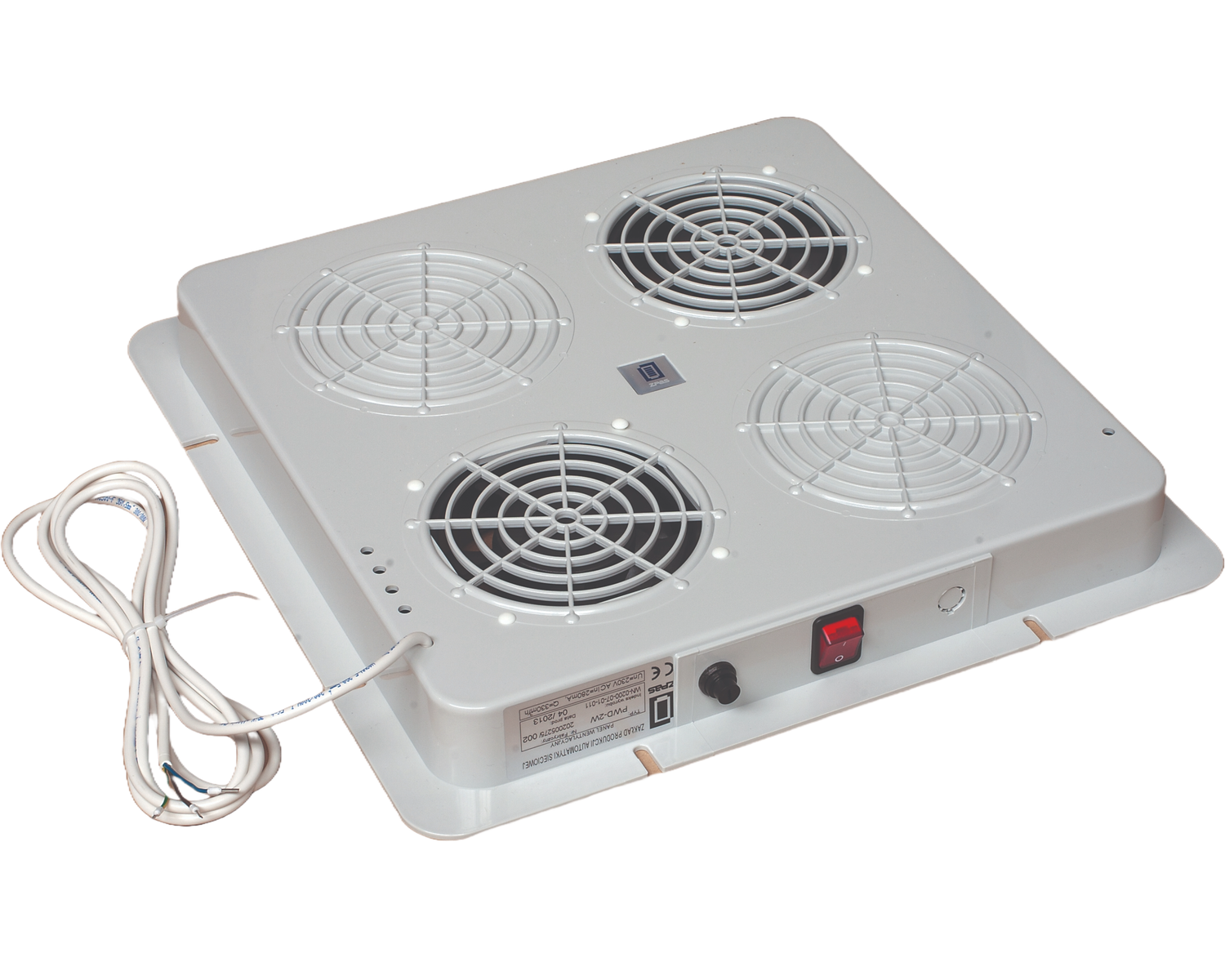 Dachlüfter mit 2 Lüfter ohne Thermostat  (380 x 380 mm)