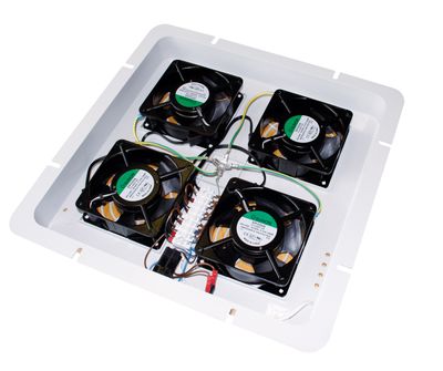 Dachlüfter mit 4 Lüfter mit Thermostat (380 x 380 mm)