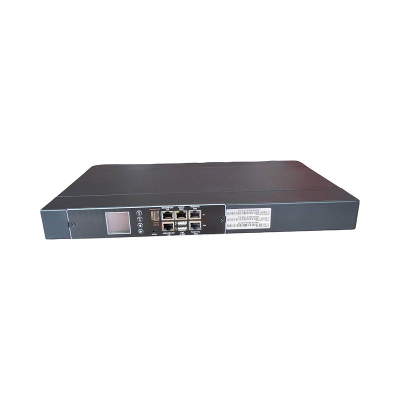 19" PDU POMS 44.4x160mm, 6 x FR Schuko UTE, schwarz