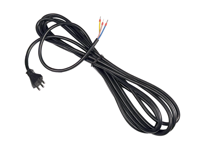 PDU Anschlusskabel, TD3x1,5mm² schwarz, Stecker Typ 23 schwarz