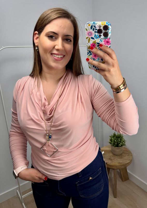 Blusa colgante