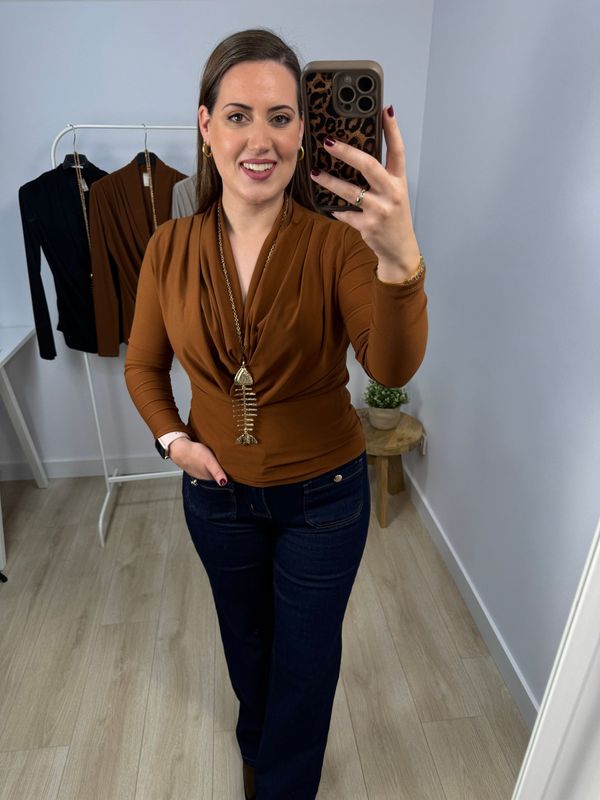 Blusa Drapeada Raspa