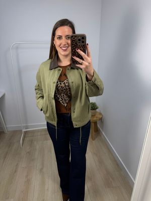 Chaqueta Cuello Polipiel