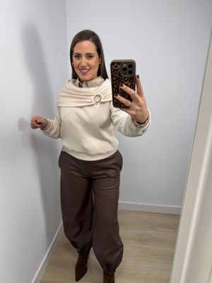 Pantalón Bombacho Polipiel