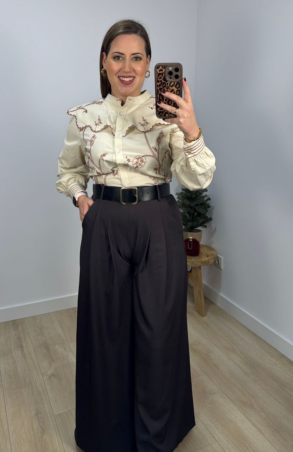 Pantalon Palazzo Chocolate