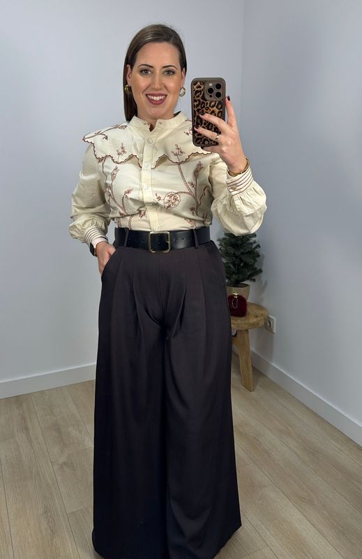 Pantalon Palazzo Chocolate