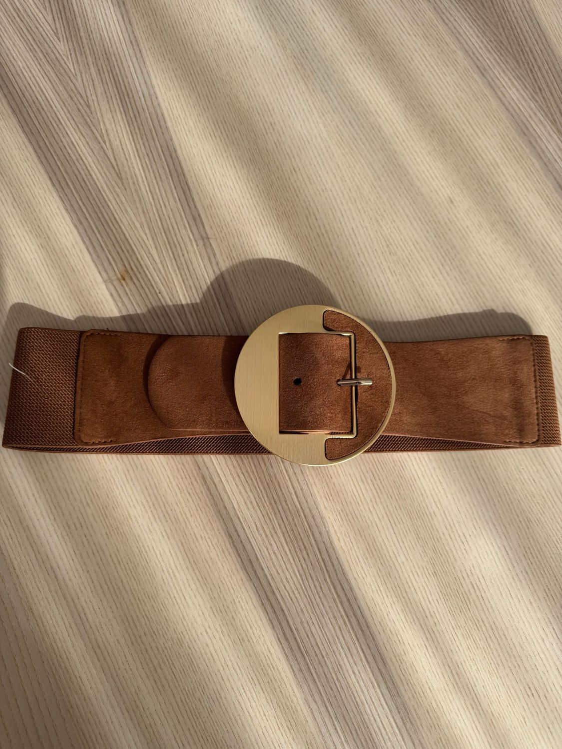 Cinturon elasstico dorado