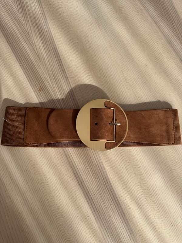 Cinturon elasstico dorado