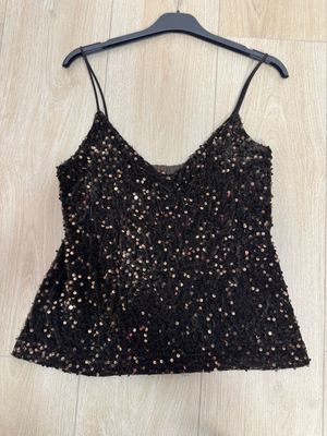 Top Terciopelo Lentejuelas