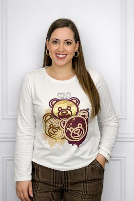 Camiseta Osito Manga Larga