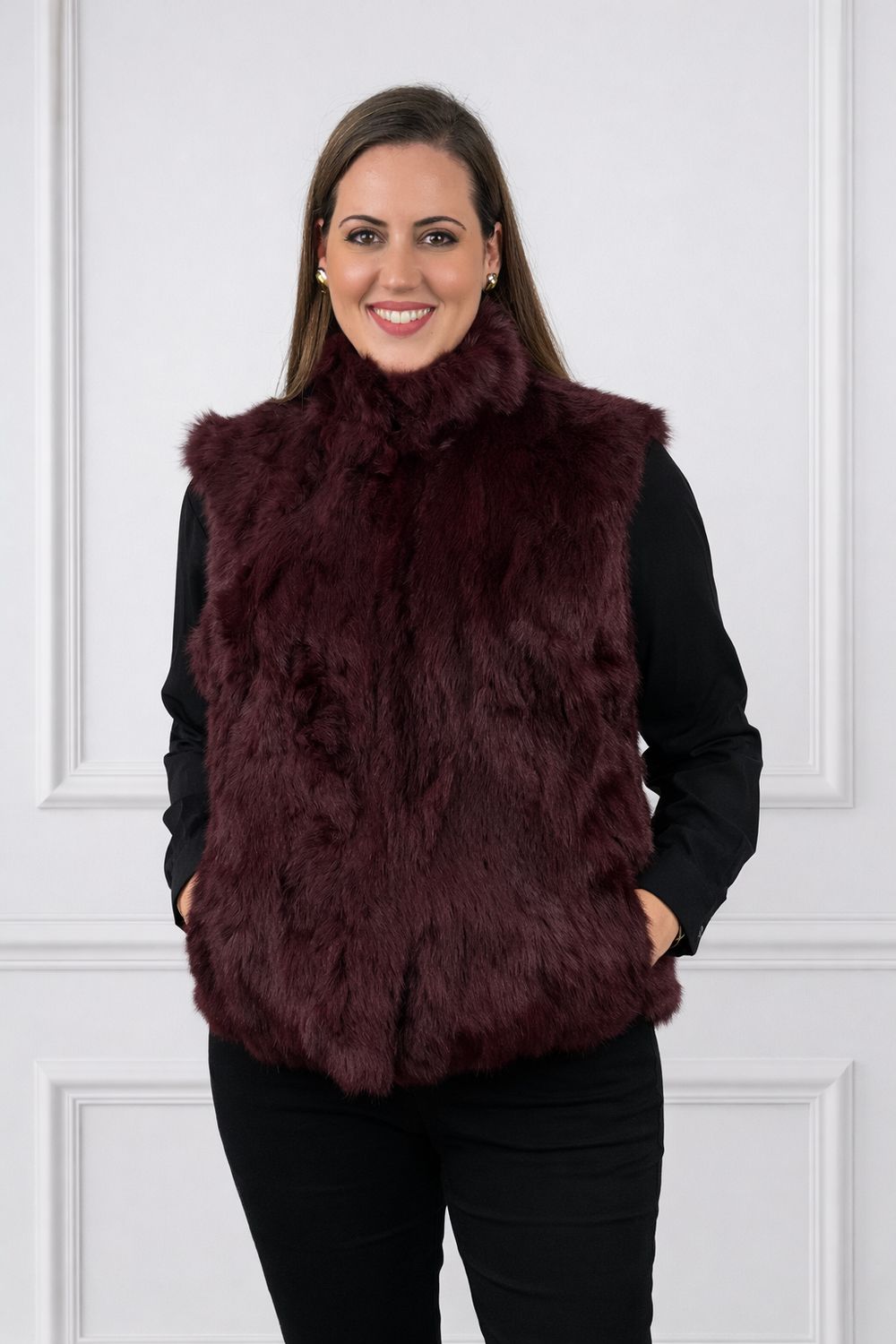 Chaleco Pelo Natural