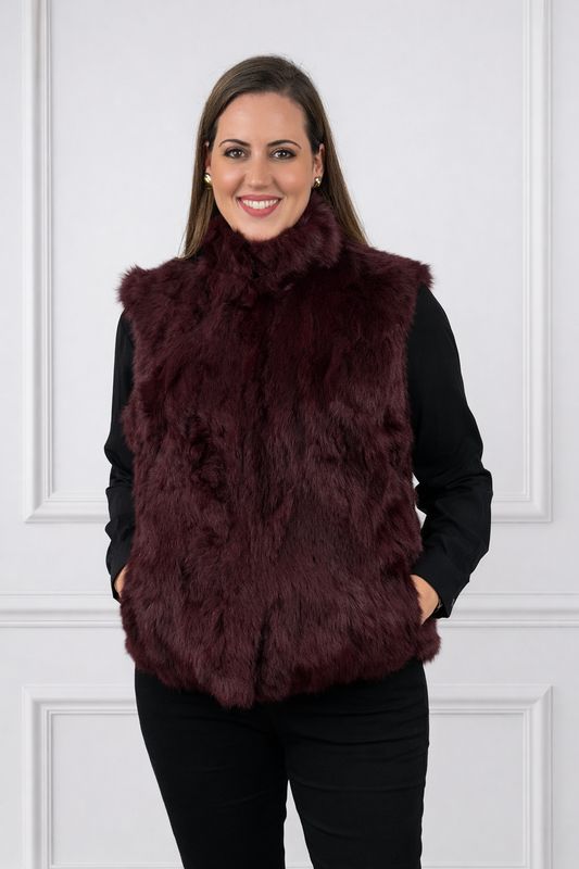 Chaleco Pelo Natural