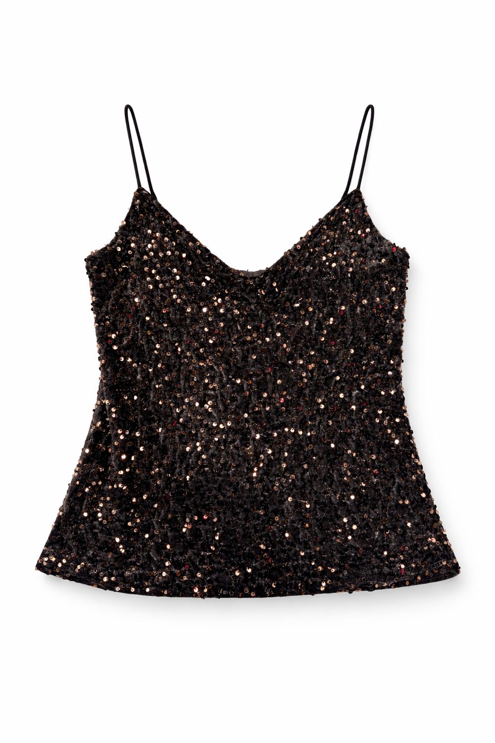 Top Terciopelo Lentejuelas