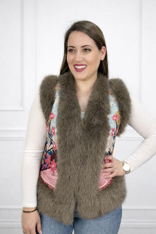 Chaleco Bordado Artesanal