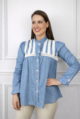 Camisa Vaquera bordada