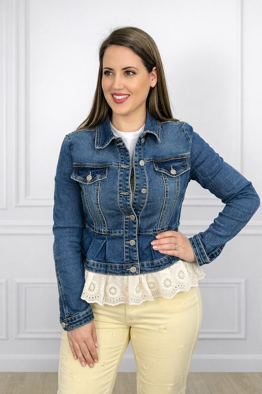 Chaqueta Vaquera Puntilla