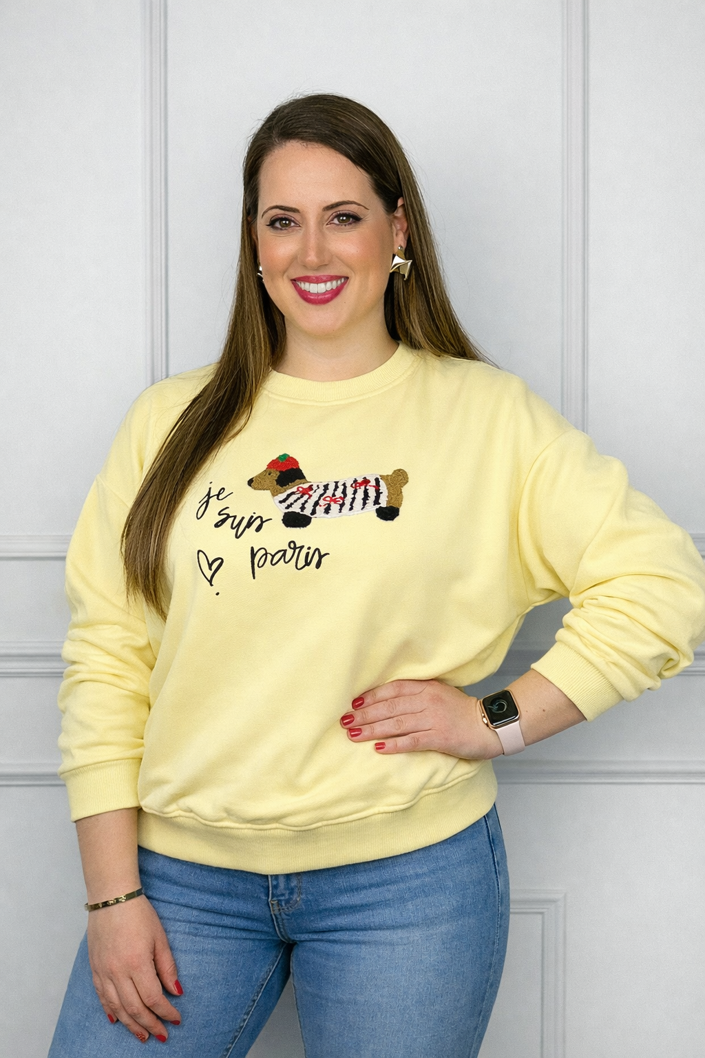 Sudadera Perrito Paris