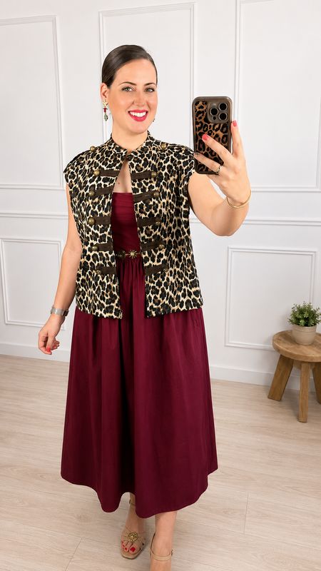 Chaleco animal print