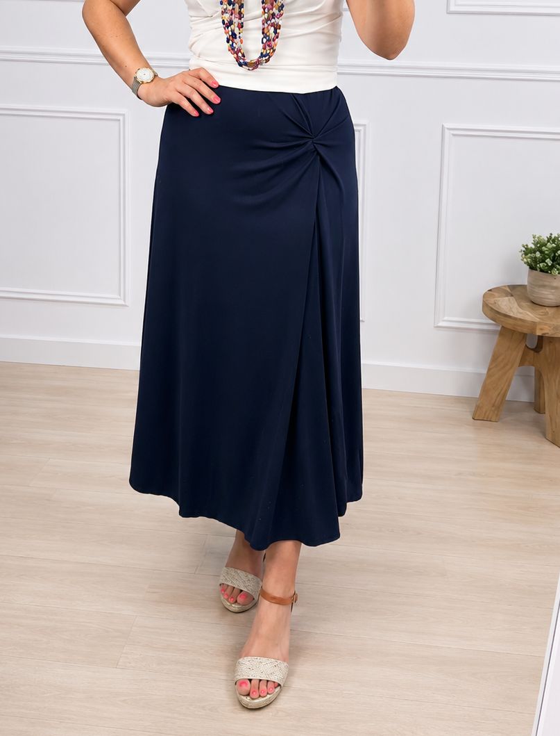 Falda Midi Nudo Falda Midi Nudo