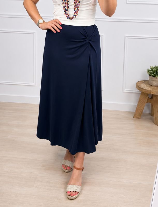 Falda Midi Nudo