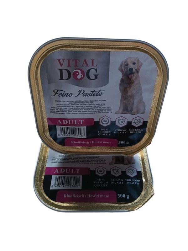 Karma dla psa tacki vital DOG 10x300g